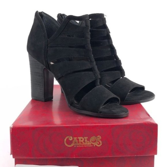 Carlos Santana Solera Open Toe Casual Ankle Strap Sandals Size 8.5, 9, 9.5 Black - Picture 11 of 12